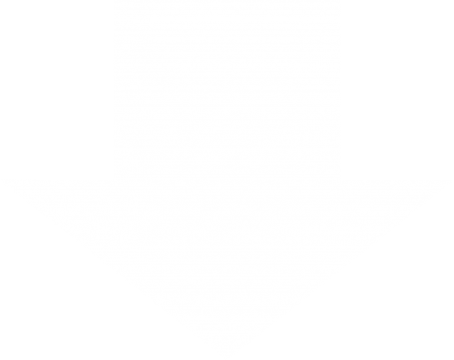 White arrow pointing downwards