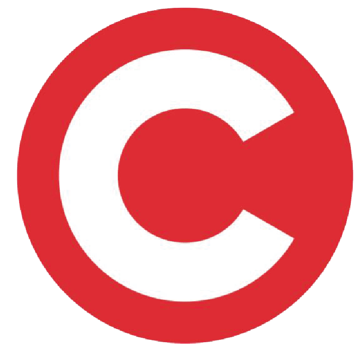 Red 'C' symbol for Durham Road User Charge Zone