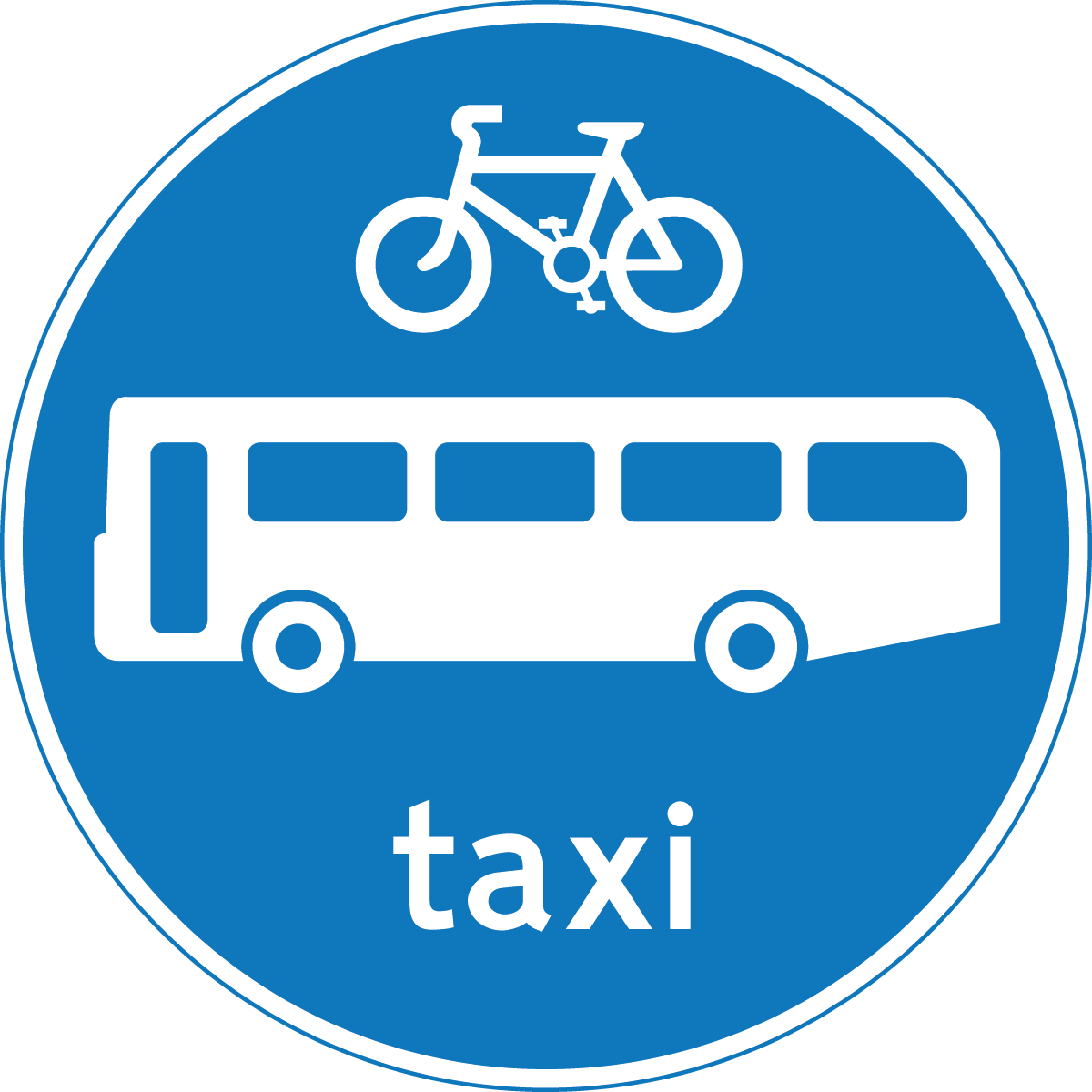 Icon of bus lane sign